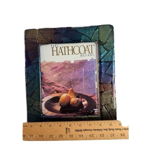 Paul Hathcoat Designs 8-10 fusted studio art photo frame - Picture 6 of 8